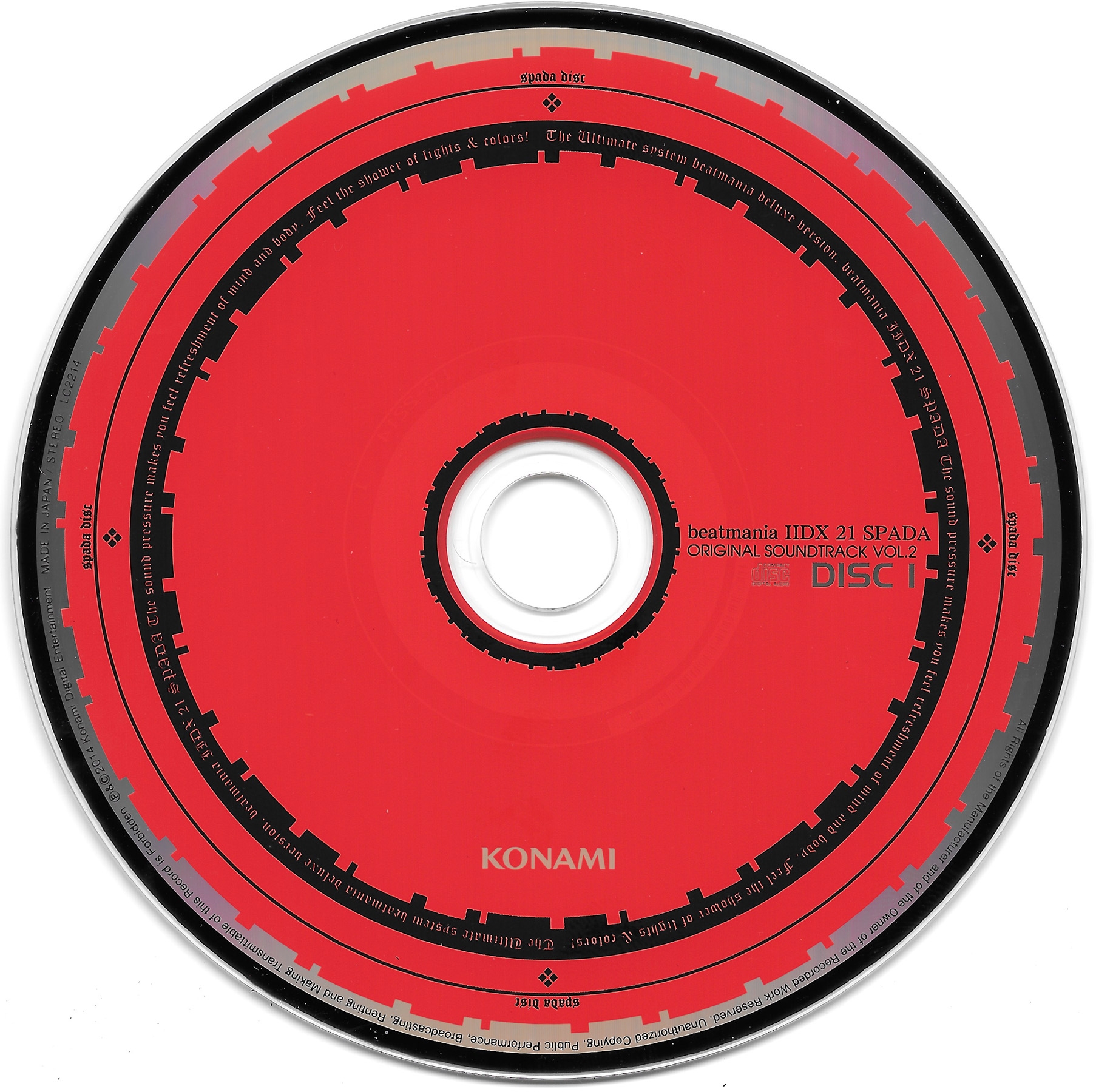 beatmania IIDX 21 SPADA ORIGINAL SOUNDTRACK :JHAb90bd6bc07:虹色